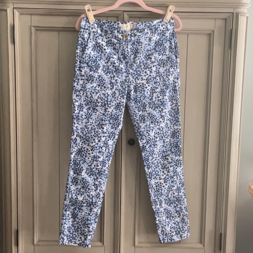Michael Kors Slim Fit Pants – Size 4, Light & Navy Blue, NWT Without Tags